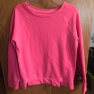 Soft pink crew hoodie